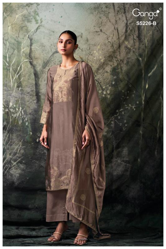 Ganga sashka 5226 dress material wholesale
